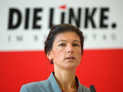 Sahra Wagenknecht, stellvertretende Vorsitzende der Fraktion Die Linke im Bundestag