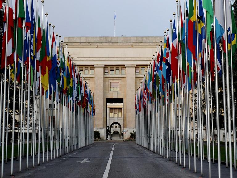 Der Sitz der Vereinten Nationen in Genf