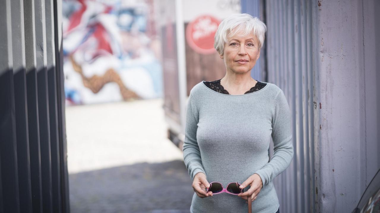 Ulrike Draesner, Schriftstellerin, Autorin, Portrait. Ulrike Draesner, Schriftstellerin, Autorin, Portrait.