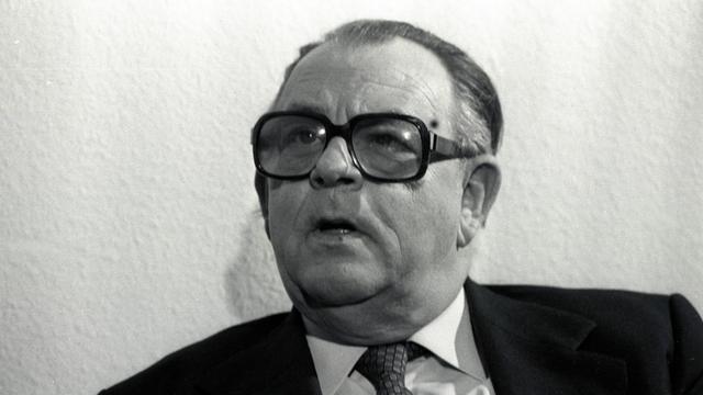 Hans-Jürgen Wischnewski, stellvertretender Bundesvorsitzender der SPD 1981.