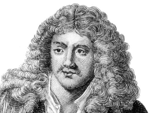 Eine Zeichnung von Jean Baptiste Molière.