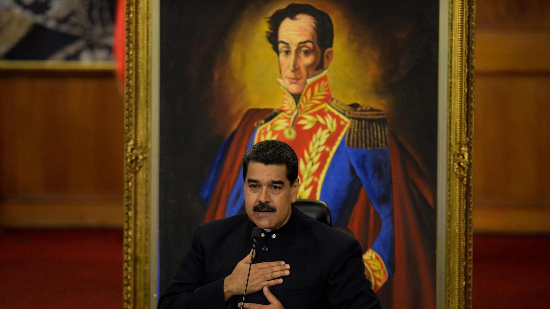 Venezuelas Präsident Nicolás Maduro Venezuelas Präsident Nicolás Maduro