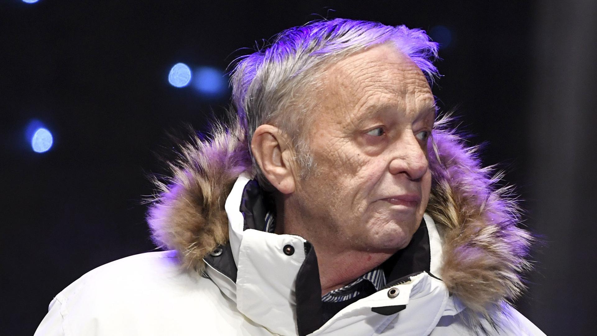 Gian Franco Kasper, Präsident des Internationalen Skiverbandes (FIS), aufgenommen am 26.2.2017 bei den Nordischen Ski-Weltmeisterschaften 2017 im finnischen Lahti Gian Franco Kasper, Präsident des Internationalen Skiverbandes (FIS), aufgenommen am 26.2.2017 bei den Nordischen Ski-Weltmeisterschaften 2017 im finnischen Lahti