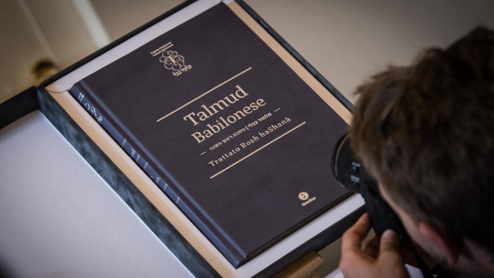 Die erste ins italenische übersetzte Ausgabe des Talmuds Die erste ins italenische übersetzte Ausgabe des Talmuds
