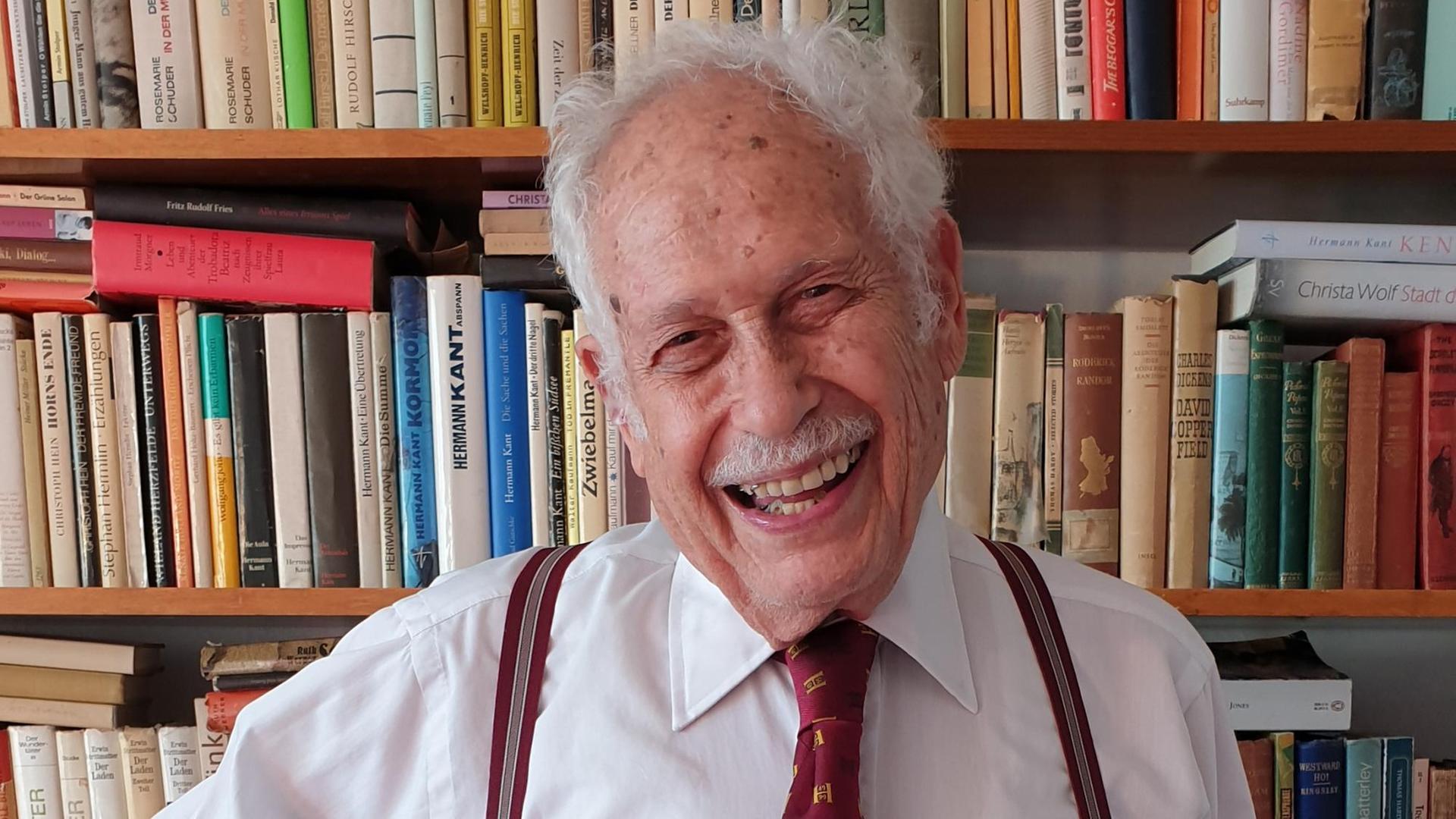 Porträt des amerikanischen Publizisten Victor Grossman. Porträt des amerikanischen Publizisten Victor Grossman.