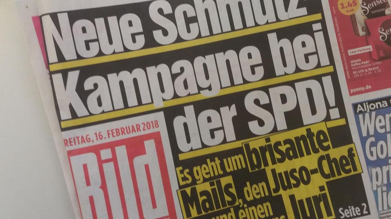 "Bild"-Titel vom 16.02.2018 "Bild"-Titel vom 16.02.2018