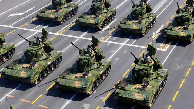 Militärparade in Peking im Jahr 2015