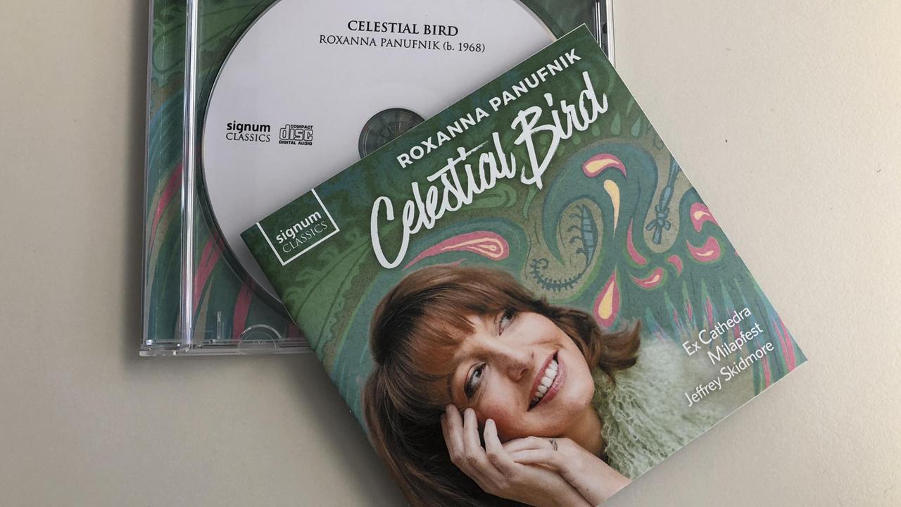 CD Cover von Roxanna Panufniks "Celestial Bird". CD Cover von Roxanna Panufniks "Celestial Bird".