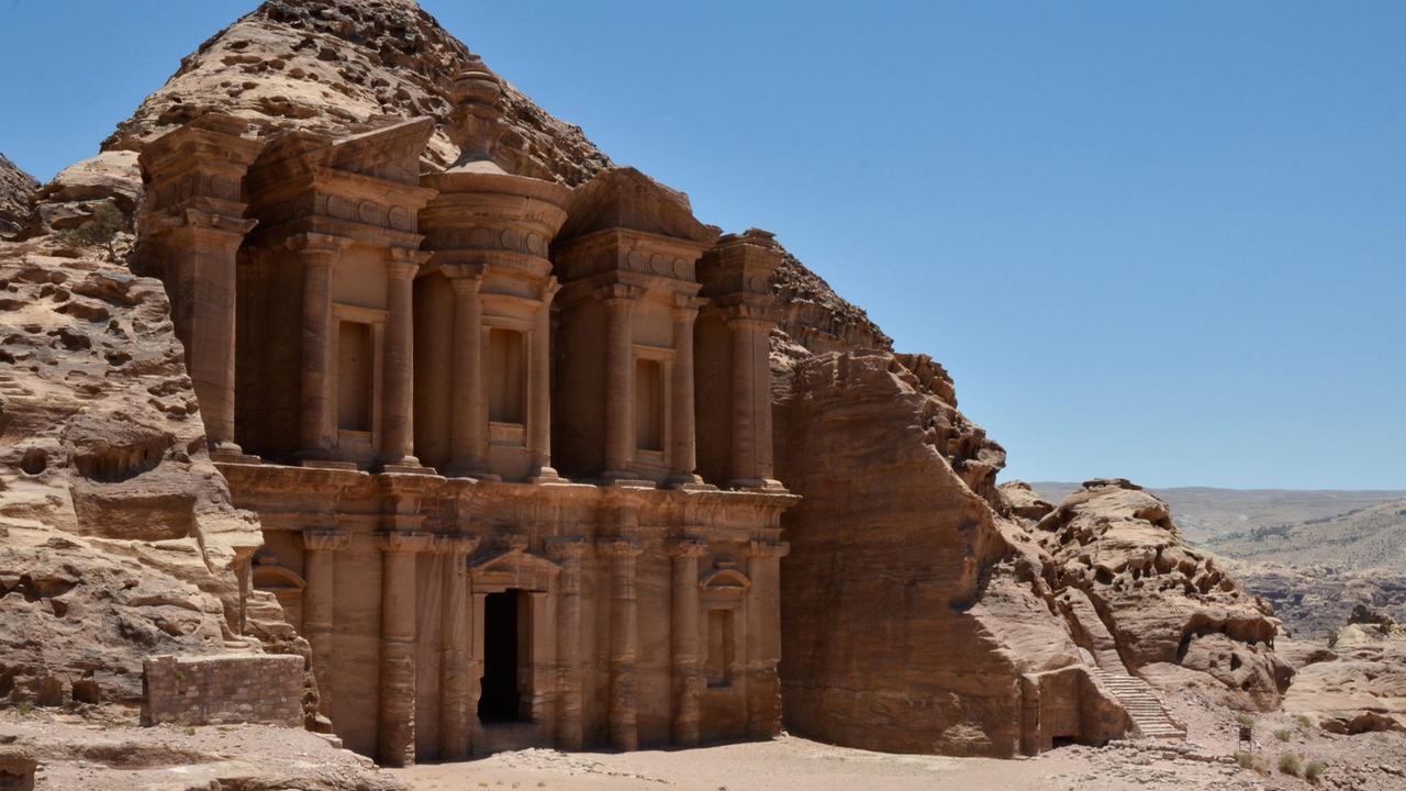 Felsenstadt Petra in Jordanien Felsenstadt Petra in Jordanien