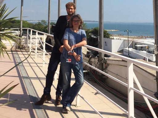 Die Filmkritiker Patrick Wellinski und Anke Leweke in Venedig