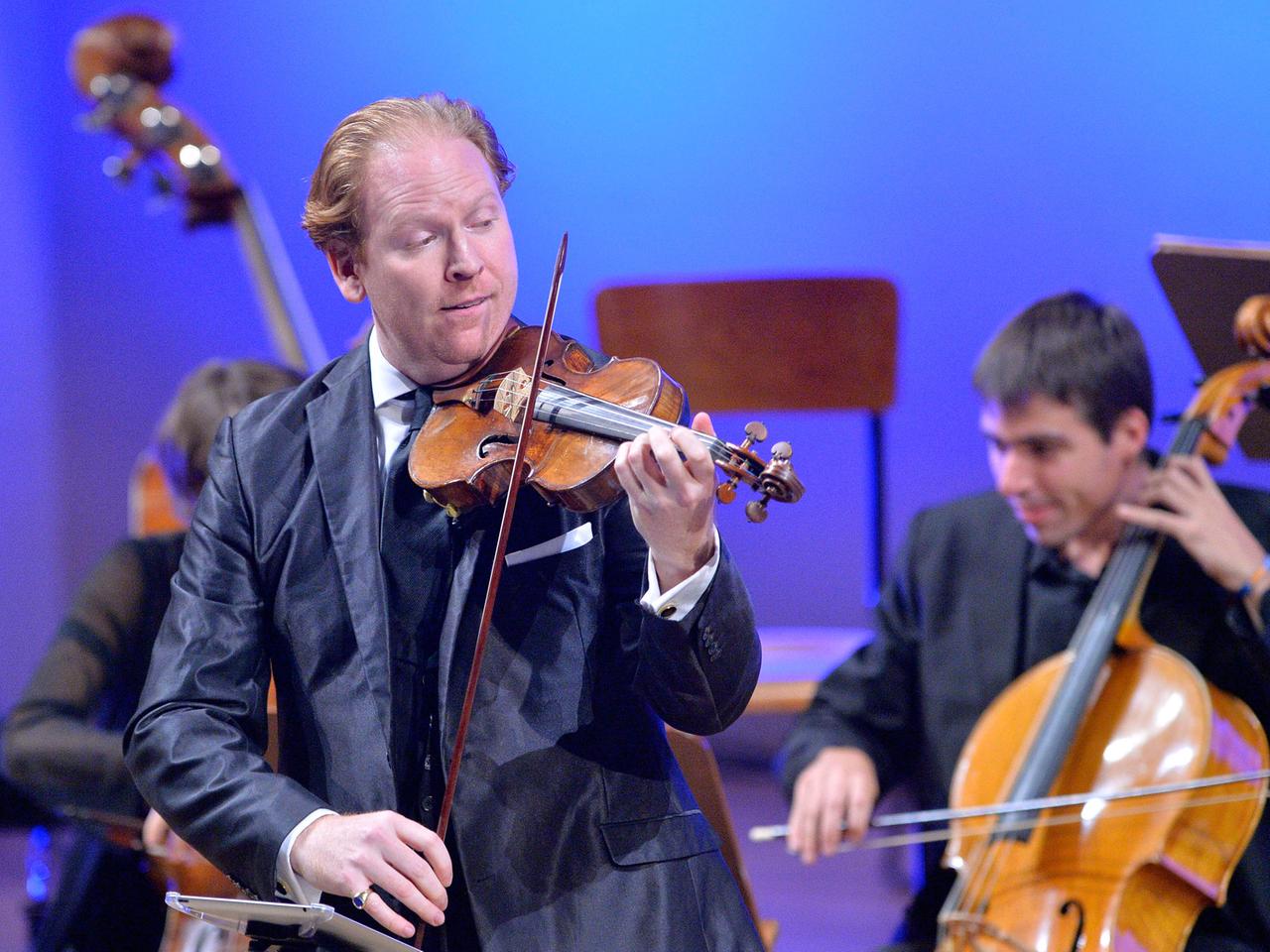 Der südafrikanisch-britische Violinist Daniel Hope Der südafrikanisch-britische Violinist Daniel Hope