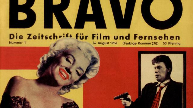 Die allererste Ausgabe der Bravo erscheint am 26. August 1956 unter dem Namen "Die Zeitschrift für Film und Fernsehen".