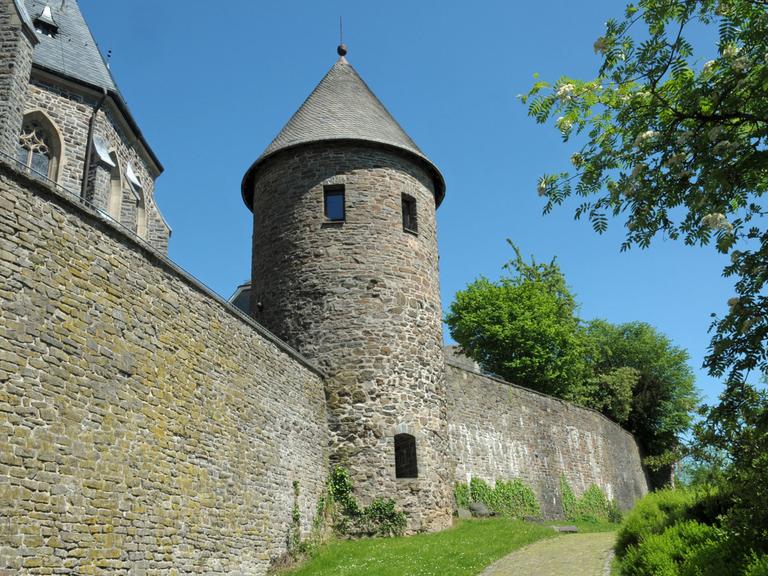 Die historische Stadtmauer in Olpe