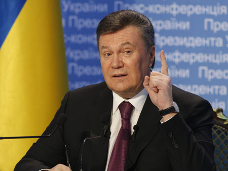 Ukraines Präsident Viktor Janukowitsch Ukraines Präsident Viktor Janukowitsch