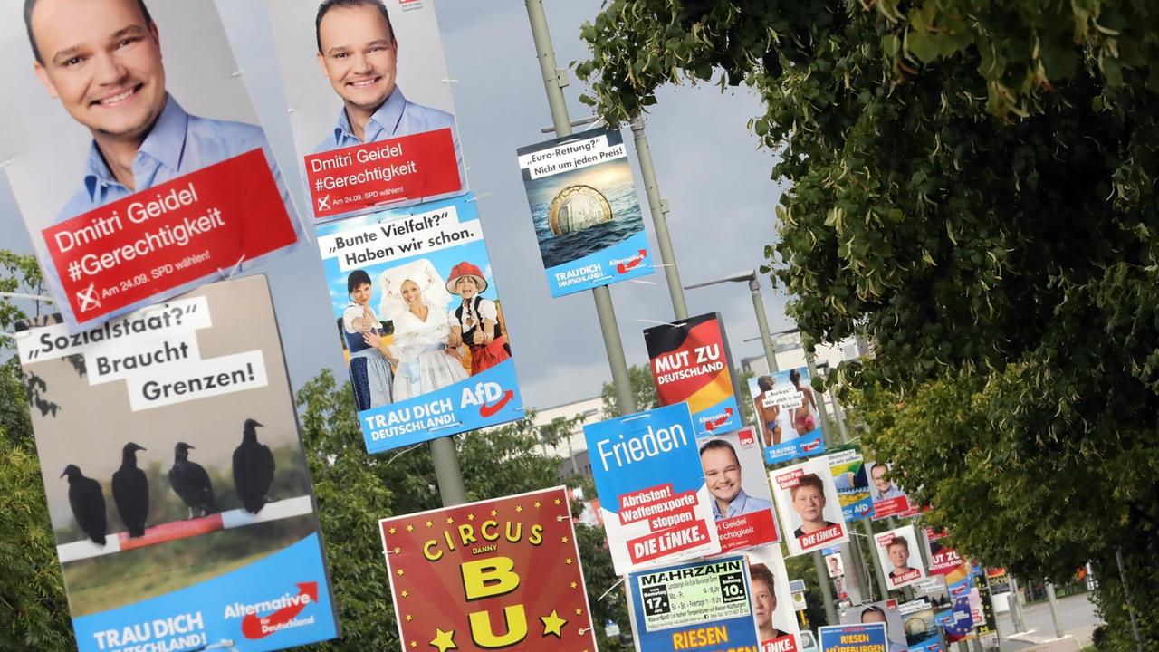 Wahlplakate für die Bundestagswahl 2017 Wahlplakate für die Bundestagswahl 2017