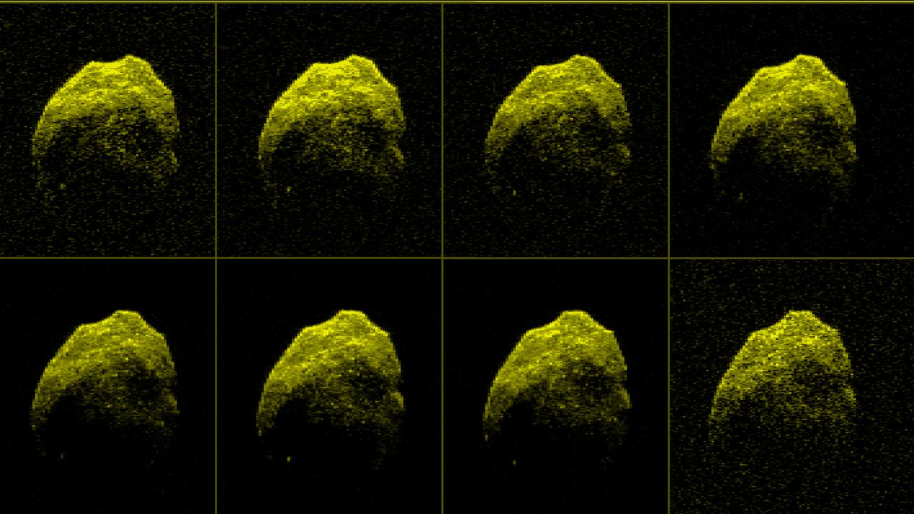 Radarbeobachtungen eines Asteroiden 2015