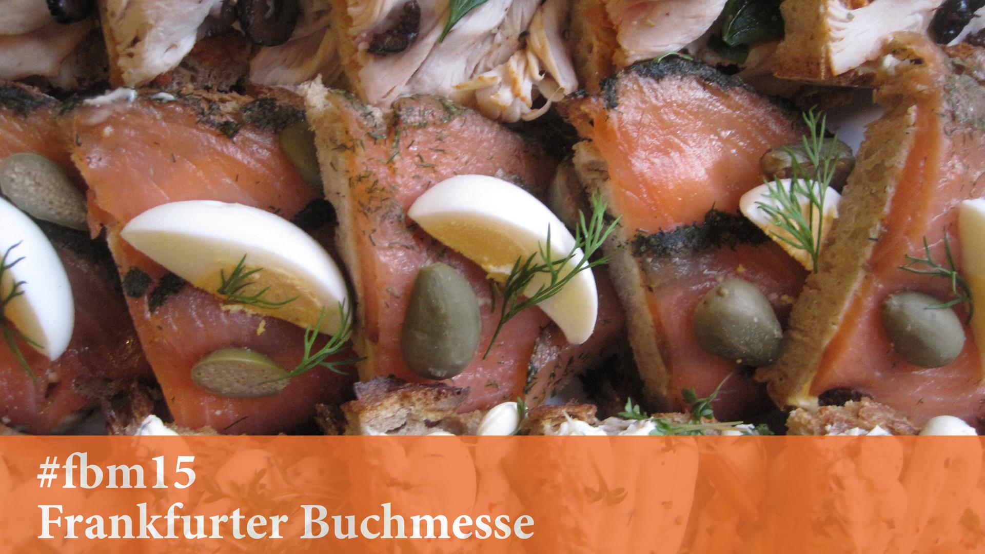 Canapés bei der Buchpreisverleihung im Frankfurter Römer Canapés bei der Buchpreisverleihung im Frankfurter Römer