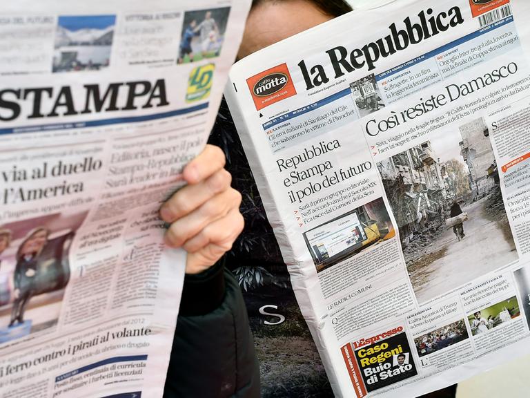 Am 2. März 2016 wurde bekannt: Die italienischen Zeitungen "La Repubblica" und "La Stampa" fusionieren.