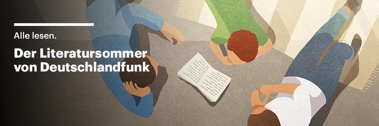 Hier geht es zum Literatursommer von Deutschlandfunk Hier geht es zum Literatursommer von Deutschlandfunk