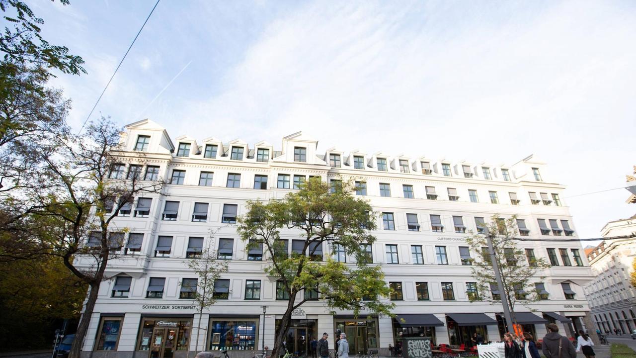 Der deutsche Firmensitz von Blackrock in München. Der deutsche Firmensitz von Blackrock in München.