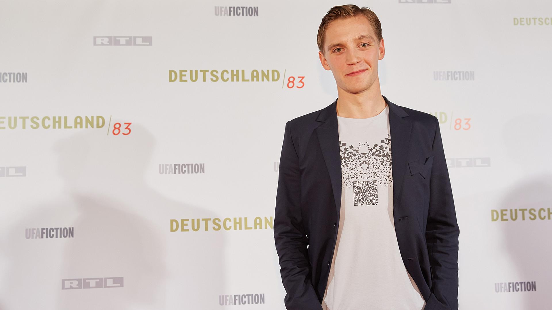 Der Hauptdarsteller der neuen achtteiligen Spionage-Serie "Deutschland 83", Jonas Nay. Der Hauptdarsteller der neuen achtteiligen Spionage-Serie "Deutschland 83", Jonas Nay.