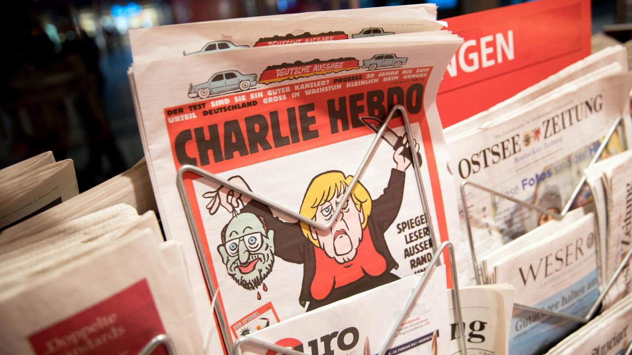 Die Februar-Ausgabe der deutschen "Charlie Hebdo"