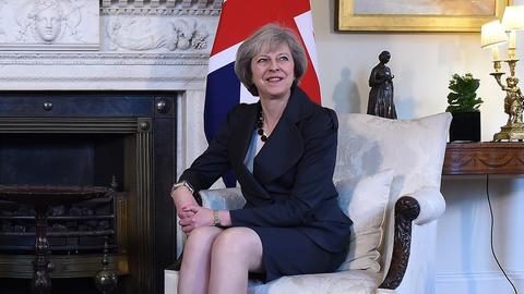 Die britische Premierministerin Theresa May