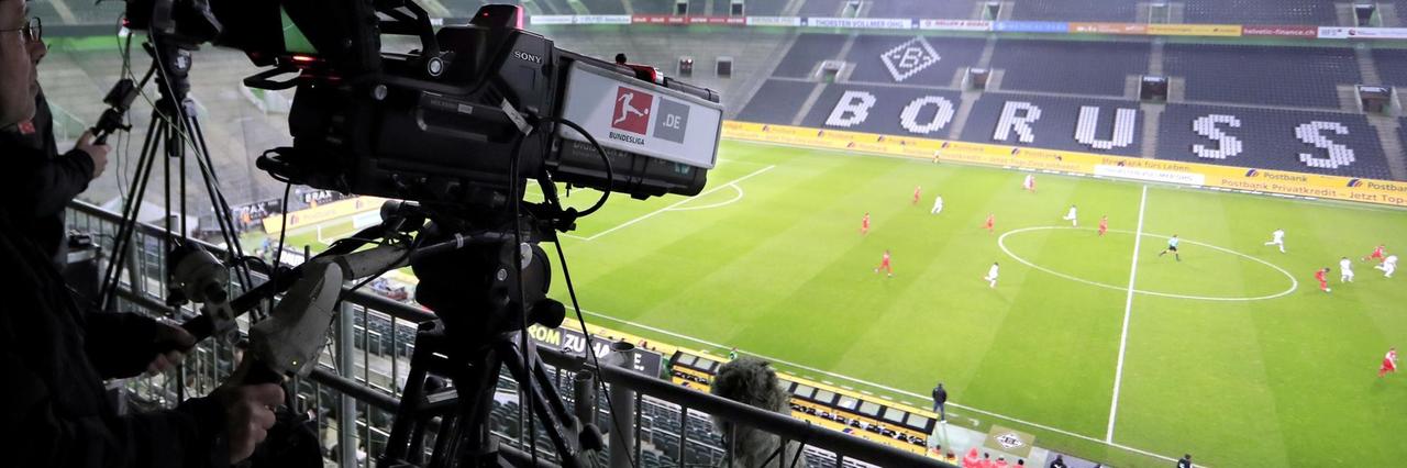 Geisterspiel ohne Zuschauer in NRW: Borussia Mönchengladbach - 1. FC Köln am 11. März 2020 in Mönchengladbach. 