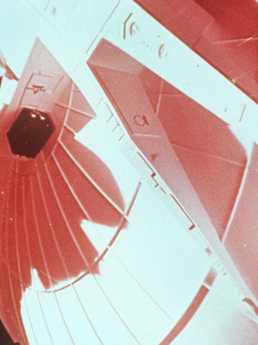 Szene aus dem Science-Fiction Kultfilm "2001 - Odyssee im Weltraum" von Stanley Kubrick