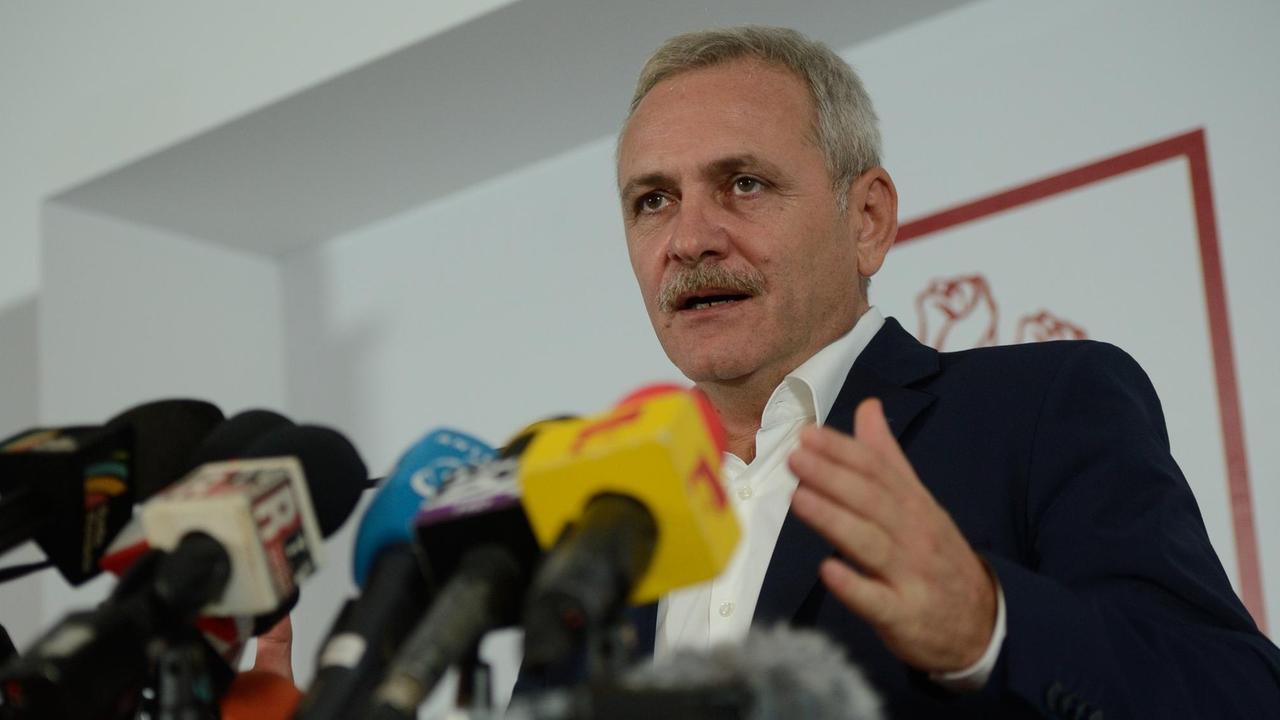 Der Vorsitzende der rumänischen Sozialdemokraten, Liviu Dragnea. Der Vorsitzende der rumänischen Sozialdemokraten, Liviu Dragnea.