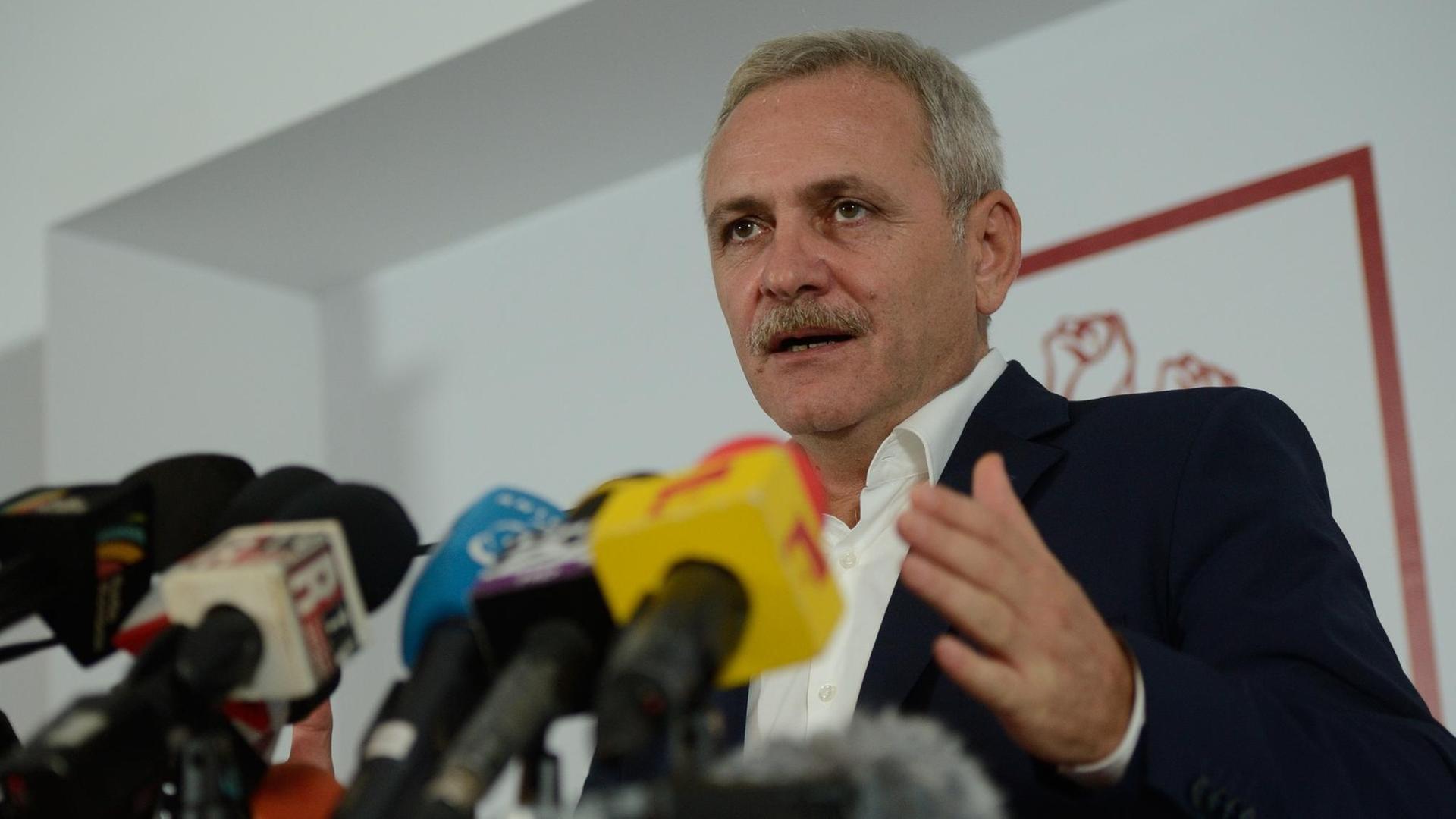 Der Vorsitzende der rumänischen Sozialdemokraten, Liviu Dragnea. Der Vorsitzende der rumänischen Sozialdemokraten, Liviu Dragnea.