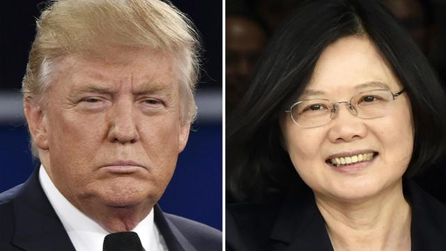 Der designierte US-Präsident Donald Trump und die taiwanische Präsidentin Tsai Ing-wen