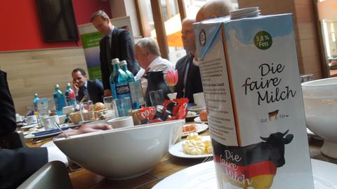 Werben für eine faire Landwirtschaft -Parlamentarierfrühstück des Bundesverband Deutscher Milchviehalter.