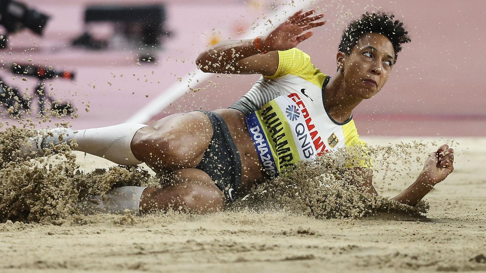 Die Leichtathletin Malaika Mihambo Die Leichtathletin Malaika Mihambo