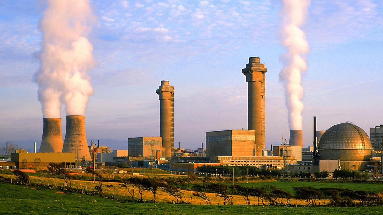 Die atomare Wiederaufbereitungsanlage Sellafield in England. Die atomare Wiederaufbereitungsanlage Sellafield in England.