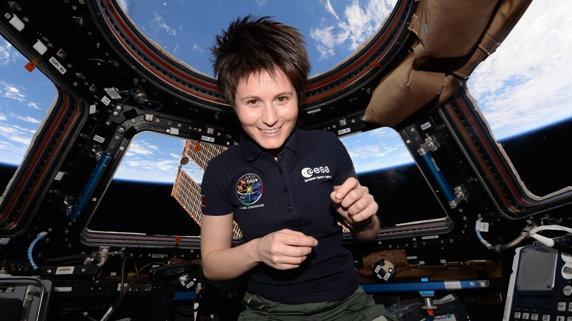 Derzeit die einzige ESA-Astronautin: Samantha Cristoforetti Derzeit die einzige ESA-Astronautin: Samantha Cristoforetti