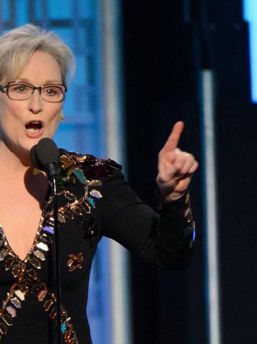 Streep bei ihrer Golden-Globe-Rede