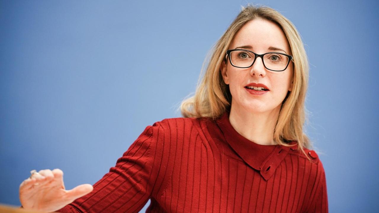 Zu sehen ist Alena Buyx, die Vorsitzende des Deutschen Ethikrats. Zu sehen ist Alena Buyx, die Vorsitzende des Deutschen Ethikrats.