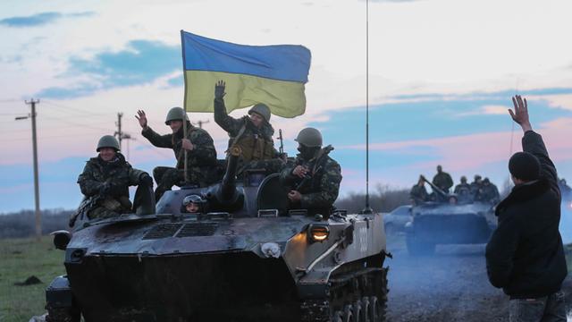 Ukrainische Truppen vor Slawjansk