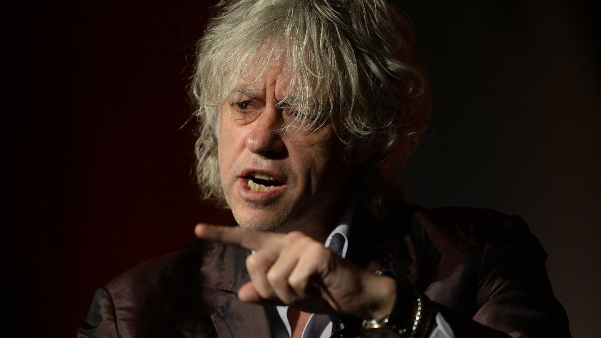Bob Geldof, Initiator der Live-Aid-Konzerte