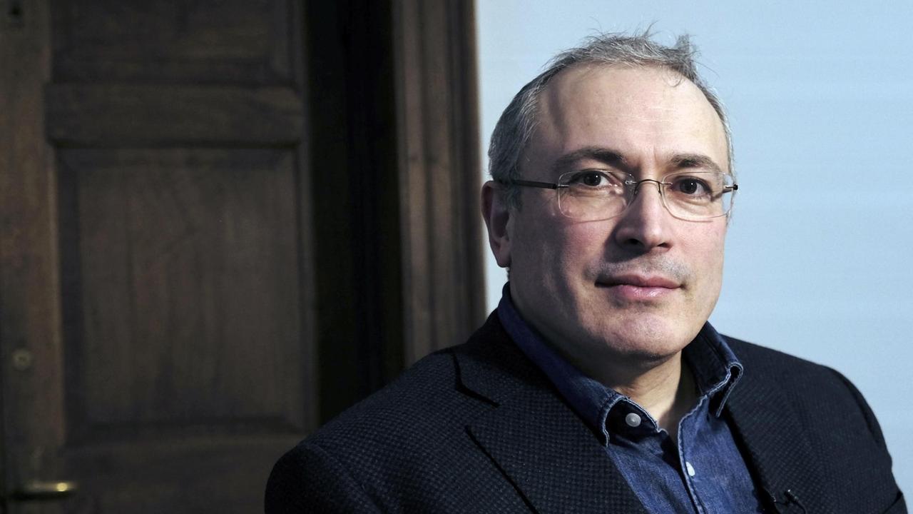 Der im Exil lebende Kreml-Kritiker Michail Chodorkowski Der im Exil lebende Kreml-Kritiker Michail Chodorkowski