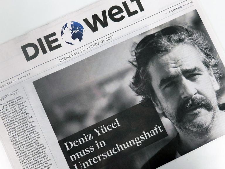 "Welt"-Titel nach der Gerichtsentscheidung zum Fall Deniz Yücel: Der "Welt"-Korrespondent muss in der Türkei in Untersuchungshaft.