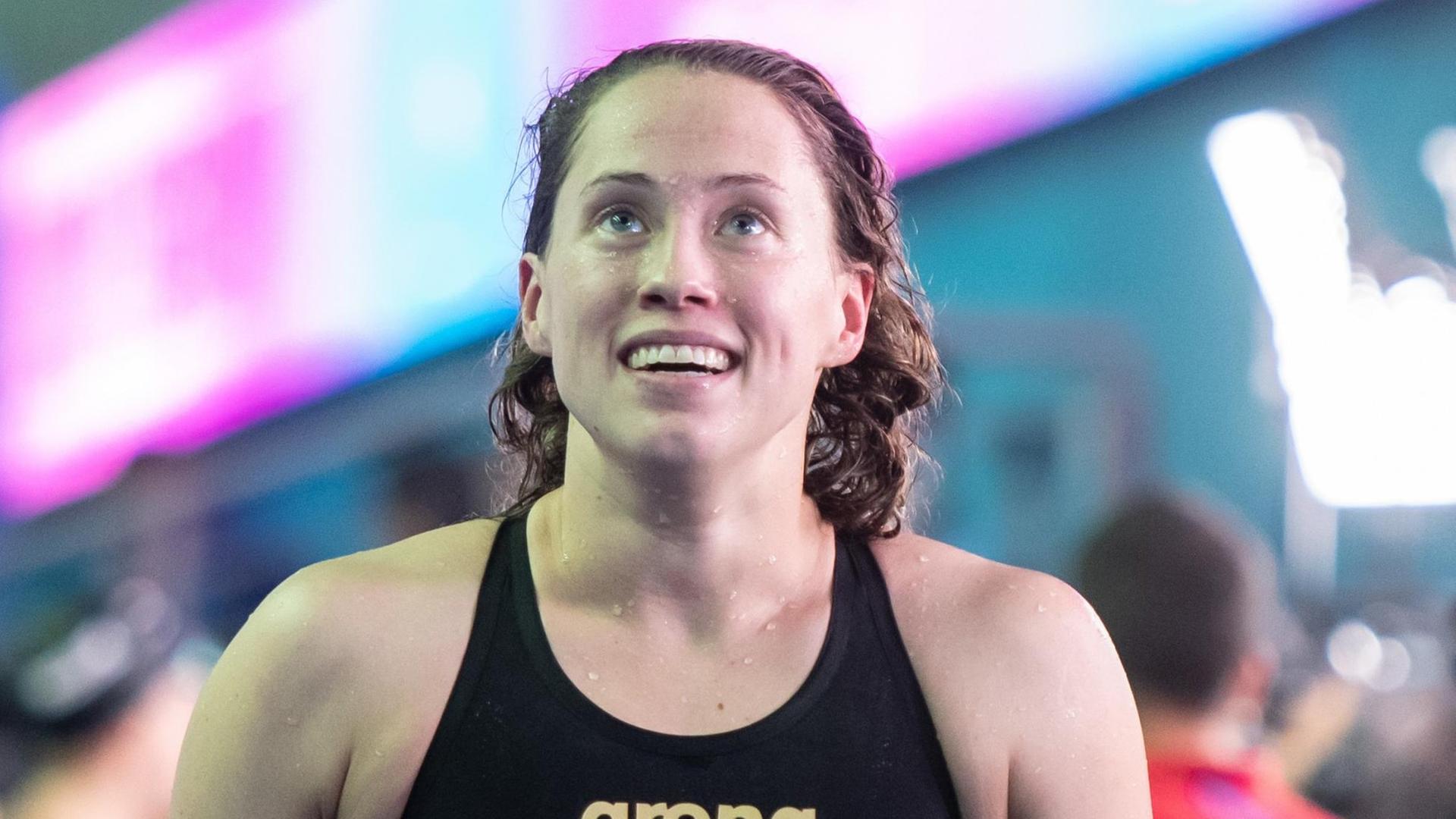 Sarah Köhler hat bei der Schwimm-WM 2019 in Südkorea einen 32 Jahre alten deutschen Rekord geknackt,
