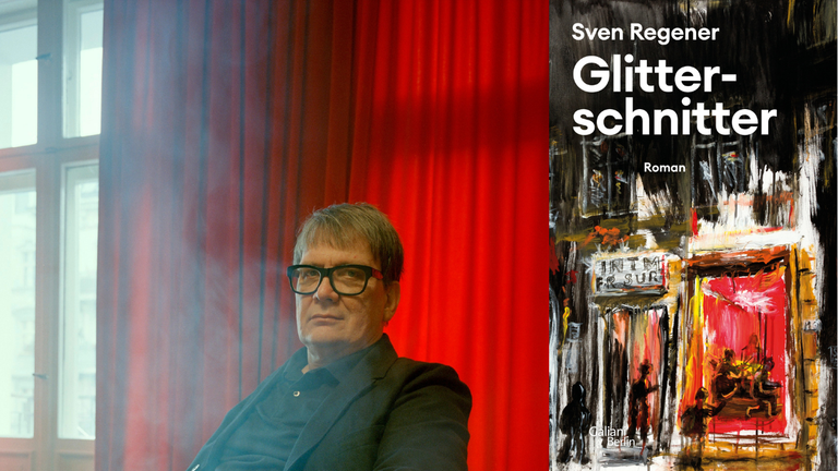Der Autor Sven Regener und sein Roman "Glitterschnitter"