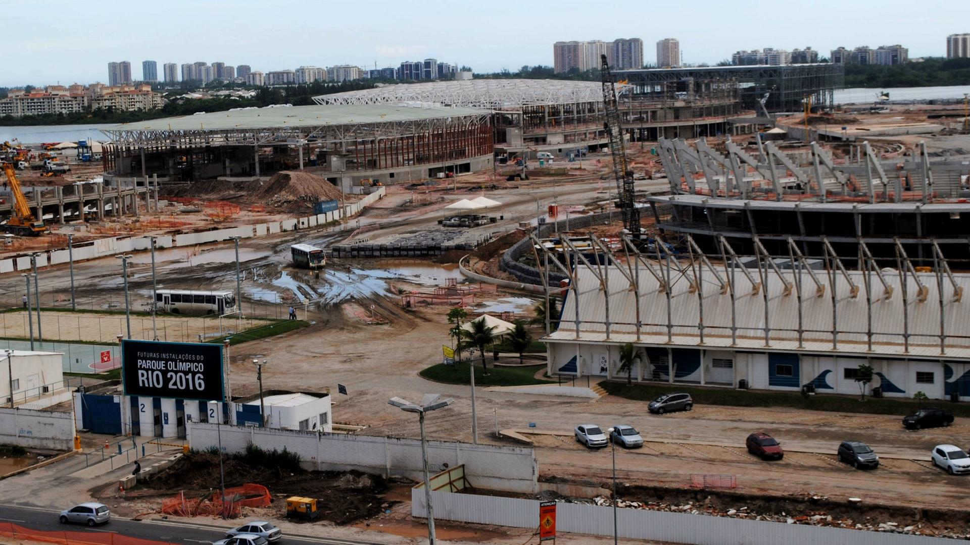 Olympia-Baustelle in Rio Olympia-Baustelle in Rio