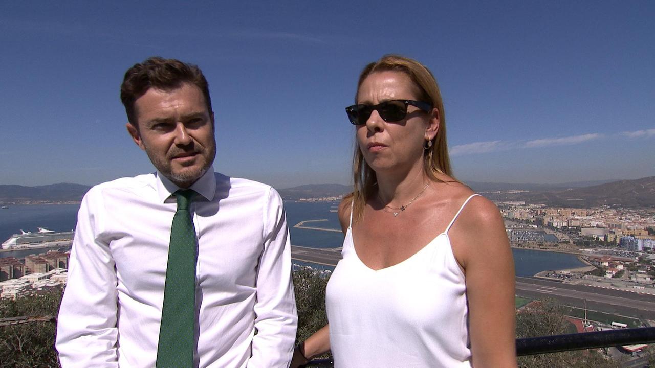 Ein Ehepaar aus Gibraltar. Ein Ehepaar aus Gibraltar.