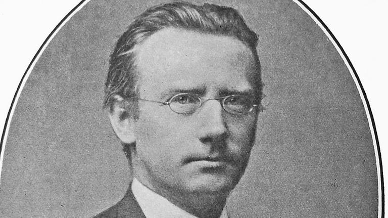 Der Komponist Peter Heise in einem zeitgenössischen Porträt Der Komponist Peter Heise in einem zeitgenössischen Porträt