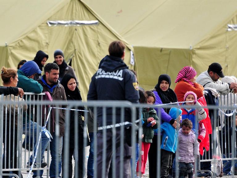 Flüchtlinge im slowenischen Sredisce ob Dravi