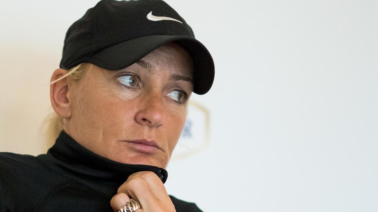 Die Tennis-Bundestrainerin Barbara Rittner Die Tennis-Bundestrainerin Barbara Rittner
