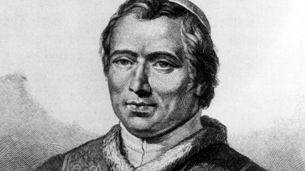 Zeitgenössisches Porträt von Papst Pius IX. (1846 bis 1878) Zeitgenössisches Porträt von Papst Pius IX. (1846 bis 1878)